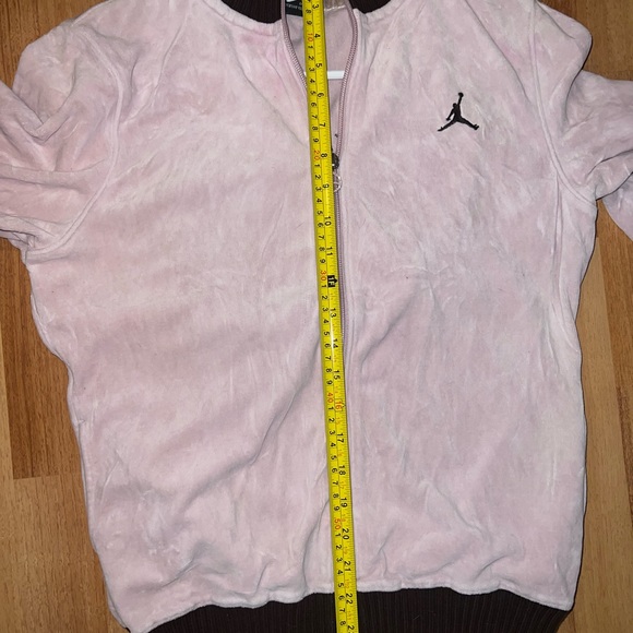 Vintage Nike Air Jordan Women's Velour Tracksuit. Pink/Brown. - Picture 12 of 12